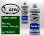 Preview: Aston-Martin, Racing Green Metallic, AST5019D: 400ml Sprühdose + 400ml Klarlack - Set, von ATW Autoteile West.